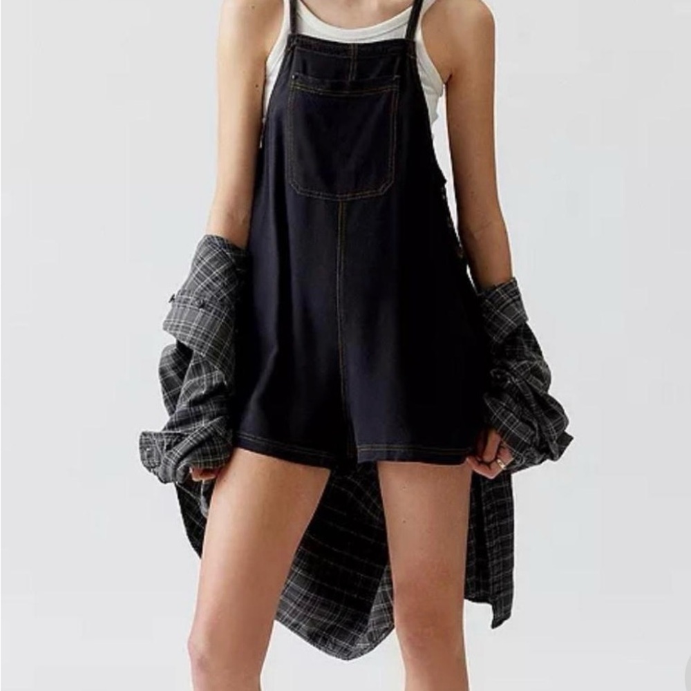 Urban Outfitters Black Overalls